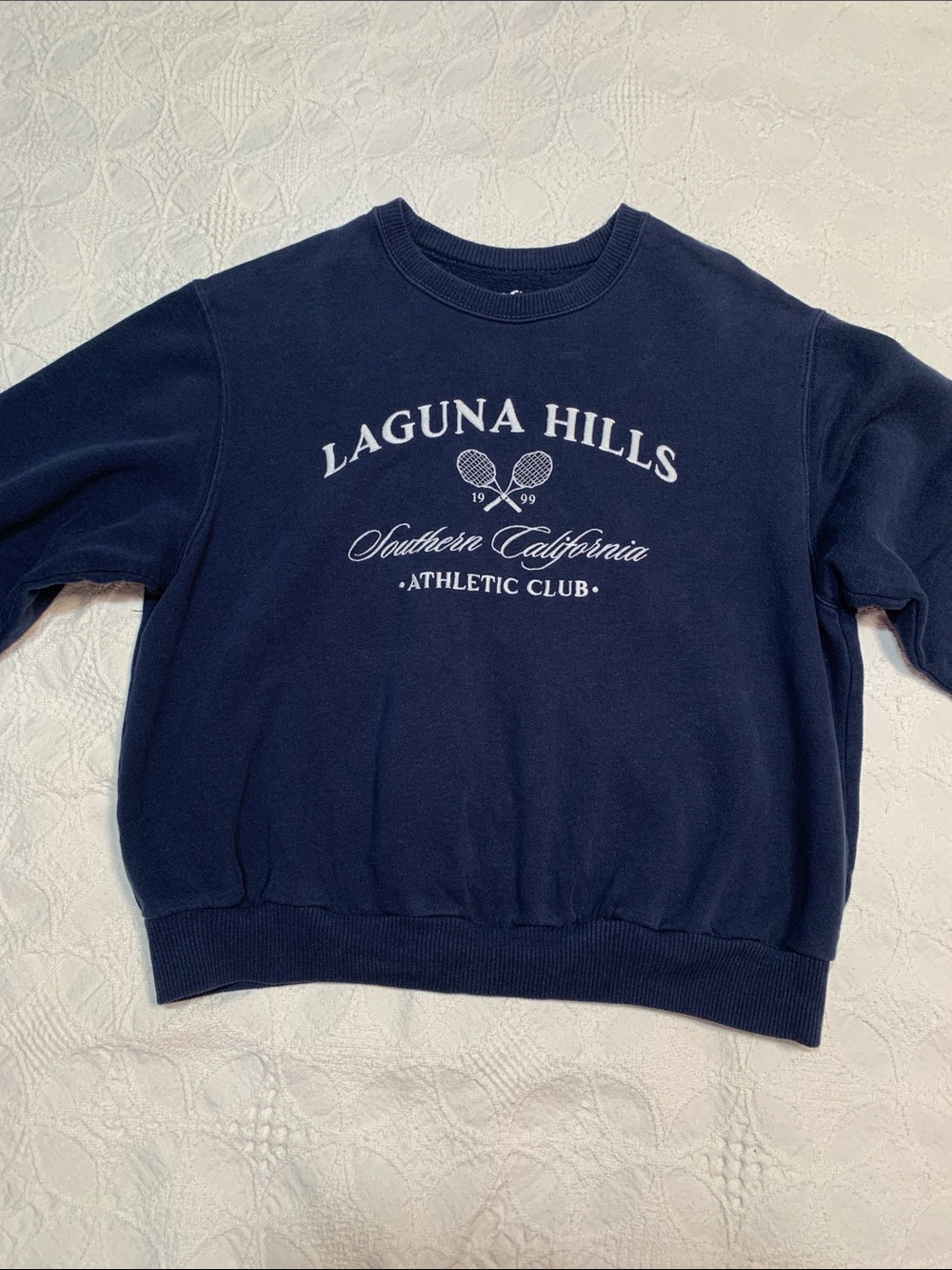 Hollister Laguna Hills Navy Graphic Sweatshirt - Women's